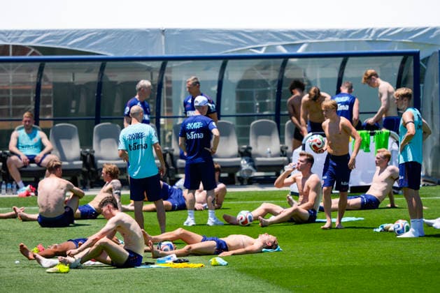 World Cup 2026 Greensboro, USA 20260604 Training with the Norwegian men s national soccer team at The University of North Carolina Greensboro UNCG Photo Fredrik Varfjell NTB Greensboro United States EDITORIAL USE ONLY RESTRICTED USE FOR BETTING COMPANIES  Copyright: xFredrikxVarfjellx xNTBx