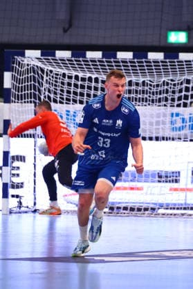Handball I Herren I Saison 2025 2026 I Bundesliga I 33. Spieltag I HSV Hamburg - HSG Wetzlar I 04.06.2026 Moritz Sauter (33, HSV Hamburg) Hamburg Alsterdorfer Sporthalle Hamburg Deutschland Copyright: xLobeca RalfxHomburgx