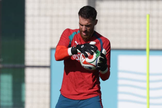 Training of the Portuguese national football team in the football city of Oeiras - Portugal, June 4, 2026, in Alges, Portugal. goalkeeper Jose Sa (Portugal ,12) Copyright: HMBxMedia FernandoxSoares