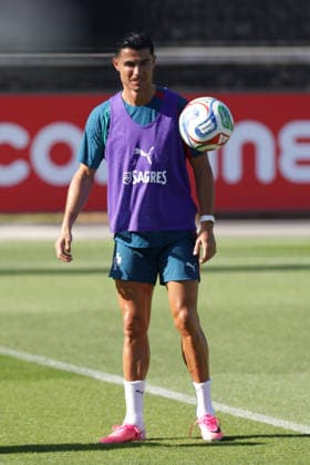 Training of the Portuguese national football team in the football city of Oeiras - Portugal, June 4, 2026, in Alges, Portugal. Cristiano Ronaldo (Portugal ,7) Copyright: HMBxMedia FernandoxSoares