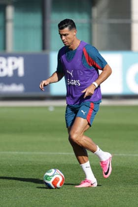 Training of the Portuguese national football team in the football city of Oeiras - Portugal, June 4, 2026, in Alges, Portugal. Cristiano Ronaldo (Portugal ,7) Copyright: HMBxMedia FernandoxSoares