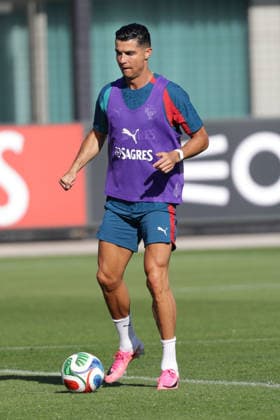 Training of the Portuguese national football team in the football city of Oeiras - Portugal, June 4, 2026, in Alges, Portugal. Cristiano Ronaldo (Portugal ,7) Copyright: HMBxMedia FernandoxSoares