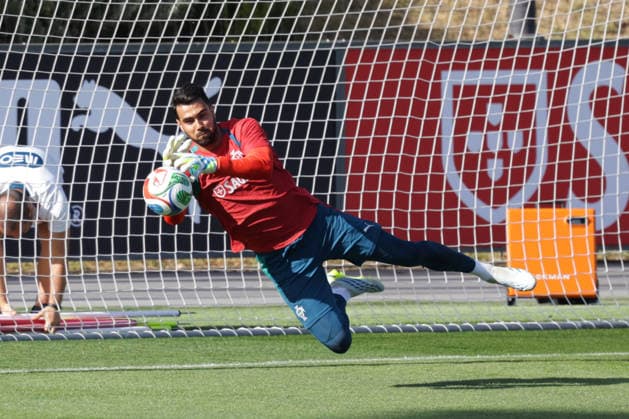 Training of the Portuguese national football team in the football city of Oeiras - Portugal, June 4, 2026, in Alges, Portugal. goalkeeper Diogo Costa (Portugal ,1) Copyright: HMBxMedia FernandoxSoares