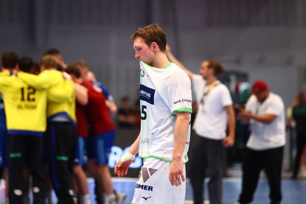 Handball I Herren I Saison 2025 2026 I Bundesliga I 33. Spieltag I HSV Hamburg - HSG Wetzlar I 04.06.2026 Enttäuschung bei Justin Müller (25, HSG Wetzlar) Hamburg Alsterdorfer Sporthalle Hamburg Deutschland Copyright: xLobeca RalfxHomburgx