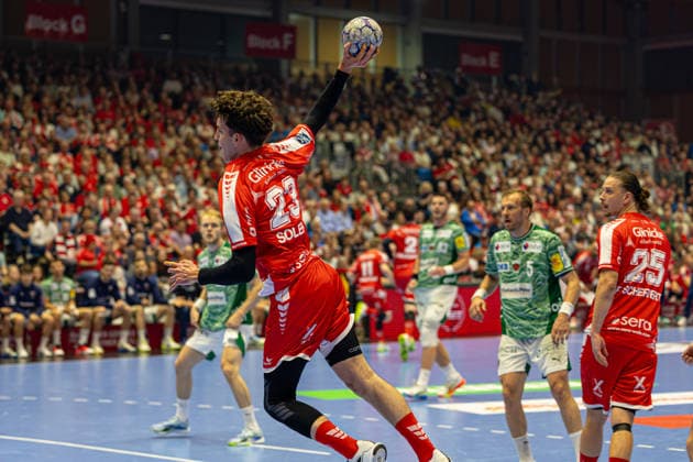 DAIKIN Handball Bundesliga, Kassel, MT Melsungen vs. Fuechse Berlin, Rothenbach-Halle Kassel; 04.06.2026 DAIKIN Handball Bundesliga, Kassel, Germany - 04.06.2026: Martl Soler (MT Melsungen, 23) beim Wurf , Handball Bundesliga, Spiel der MT Melsungen vs. Fuechse Berlin, Rothenbach-Halle Kassel Copyright: xBEAUTIFULxSPORTS Freudensteinx