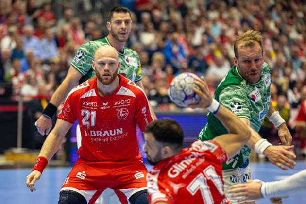 DAIKIN Handball Bundesliga, Kassel, MT Melsungen vs. Fuechse Berlin, Rothenbach-Halle Kassel; 04.06.2026 DAIKIN Handball Bundesliga, Kassel, Germany - 04.06.2026: Mohamed Amine Darmoul (MT Melsungen, 71) beim Wurf, Handball Bundesliga, Spiel der MT Melsungen vs. Fuechse Berlin, Rothenbach-Halle Kassel Copyright: xBEAUTIFULxSPORTS Freudensteinx