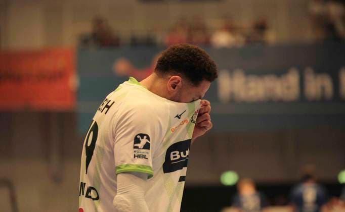 Foto : Verlierermiene bei Ahmed NAFEA ( Wetzlar ) Handball Herren 1. Bundesliga 33. Spieltag am Do. 04.06.2026 HSV Handball - HSG Wetzlar