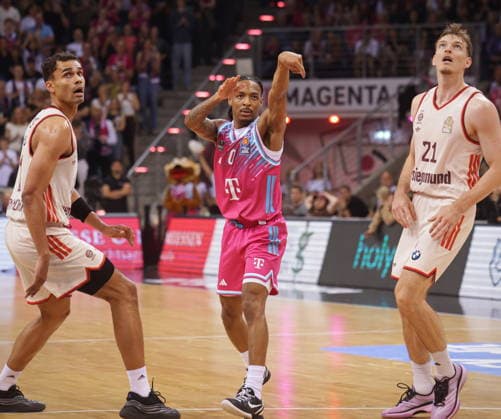 Jalen Finch Telekom Baskets Bonn vs. FC Bayern München (Muenchen) Basketball Playoffs Halbfinale Spiel 3 - Saison 2025 26