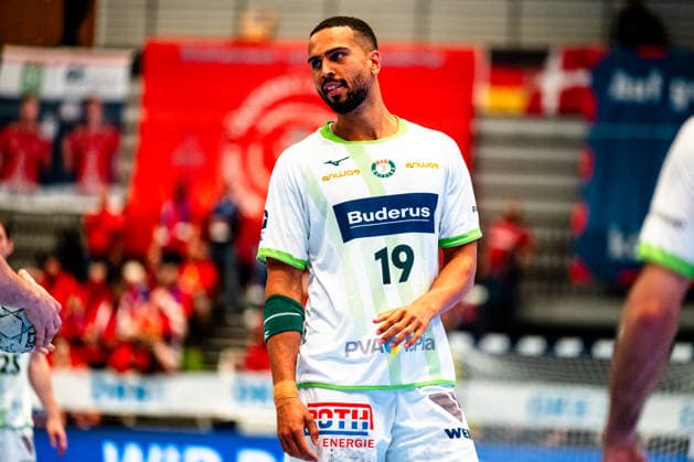 04.06.2026, xdobgx, Handball Daikin HBL, Handball Verein Hamburg - HSG Wetzlar v.l. Philipp Ahouansou (HSG Wetzlar, 19) Portrait, Portraet, Einzelbild Hamburg