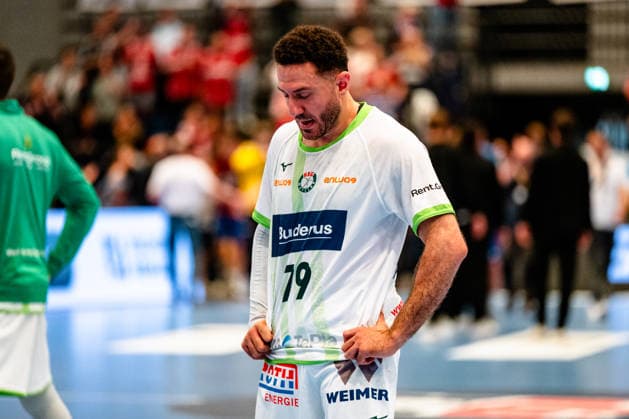04.06.2026, xdobgx, Handball Daikin HBL, Handball Verein Hamburg - HSG Wetzlar v.l. Ahmed Nafea (HSG Wetzlar, 79) enttaeuscht, schaut enttaeuscht, niedergeschlagen, disappointed Hamburg