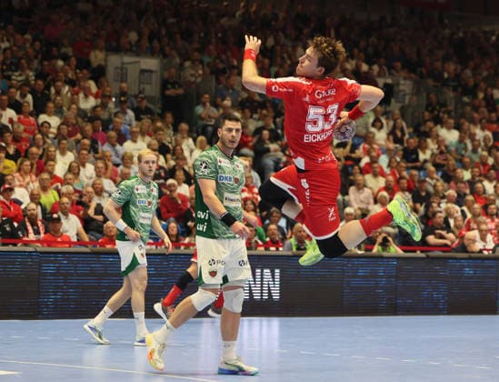 GER HBL Saison 2025 2026 MT Melsungen vs. FÜCHSE Berlin, 04.06.26, ROTHENBACH-HALLE, Kassel Bruno EICKHOFF (MT Melsungen 53)