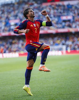 Spain v Iraq - Friendlies A CORUNA, SPAIN - JUNE 4: Ferran Torres of Spain celebrates after a goal during the friendly match between the Spain and Iraq at the Riazor Stadium in A Coruna, Spain on June 4, 2026. Pablo Garcia Sacristan Anadolu A Coruna Spain. Editorial use only. Please get in touch for any other usage.  Copyright: x2026xAnadoluxPabloxGarciaxSacristanx