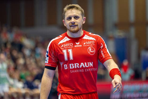 DAIKIN Handball Bundesliga, Kassel, MT Melsungen vs. Fuechse Berlin, Rothenbach-Halle Kassel; 04.06.2026 DAIKIN Handball Bundesliga, Kassel, Germany - 04.06.2026: Dimitri Ignatow (MT Melsungen, 11) Porträt, Handball Bundesliga, Spiel der MT Melsungen vs. Fuechse Berlin, Rothenbach-Halle Kassel Copyright: xBEAUTIFULxSPORTS Freudensteinx