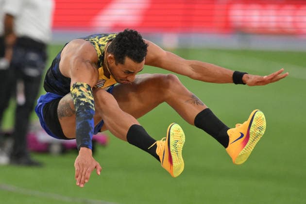 Foto IPP Roberto Ramaccia Roma 4 6 2026 Wanda Diamond League-Golden Gala Pietro Mennea 2026 Nella foto DOS SANTOS Almir BRA Triple Jump Men Italy Photo Press - World Copyright Roma italy Italia ITALY  Copyright: xR4924_italyphotopressx