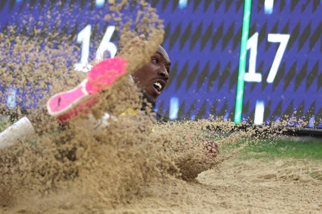 ATHLETICS - Athletics Internationals - Golden Gala Pietro Mennea - Wanda Diamond League Photo by IPA ABACAPRESS.COM85326917 - ROME, Italy - June 4, 2026: Andy DIAZ HERNANDEZ win Men s Triple Jump. The world s top track and field athletes compete at the Golden Gala Pietro Mennea at Rome s Olympic Stadium, the fifth stop of the 2026 Wanda Diamond League season. The prestigious meeting brings together international stars for an evening of elite performances in one of athletics most iconic events. Roma Italy  Copyright: xIPAxSport ABACAx