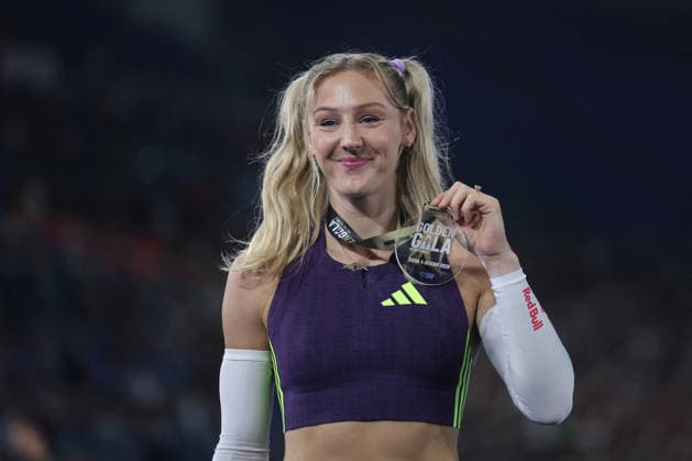 ATHLETICS - Athletics Internationals - Golden Gala Pietro Mennea - Wanda Diamond League Photo by IPA ABACAPRESS.COM85327086 - ROME, Italy - June 4, 2026: Molly CAUDERY win Women s Pole Vault. The world s top track and field athletes compete at the Golden Gala Pietro Mennea at Rome s Olympic Stadium, the fifth stop of the 2026 Wanda Diamond League season. The prestigious meeting brings together international stars for an evening of elite performances in one of athletics most iconic events. Roma Italy  Copyright: xIPAxSport ABACAx