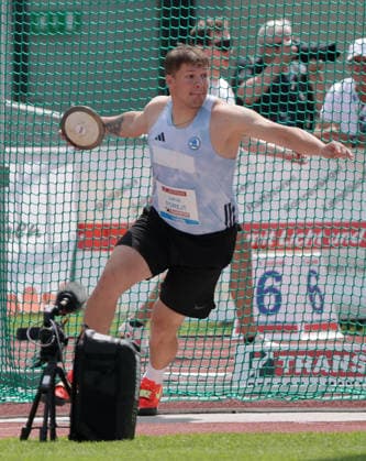 ATHLETICS - Liese Prokop Memorial ST. POELTEN,,04.JUN.26 - ATHLETICS - Liese Prokop Memorial, discus throw, men. Image shows Michal Forejt (CZE).  GEPAxpictures xWalterxLuger