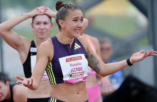 ATHLETICS - Liese Prokop Memorial ST. POELTEN,,04.JUN.26 - ATHLETICS - Liese Prokop Memorial, 100m, women. Image shows Rebekka Haase (GER).  GEPAxpictures xWalterxLuger