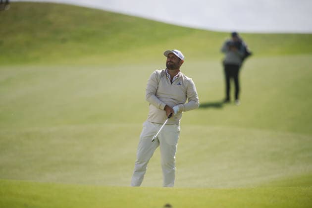 AMSTERDAM, NETHERLANDS - JUNE 04: Alexander Levy of France plays his second shot from the fairway of the 3rd hole during the first round of the KLM Open at The International on June 4, 2026 in Amsterdam, Netherlands. Credit: Andy Astfalck NurPhoto Netherlands Copyright: xAndyxAstfalckx