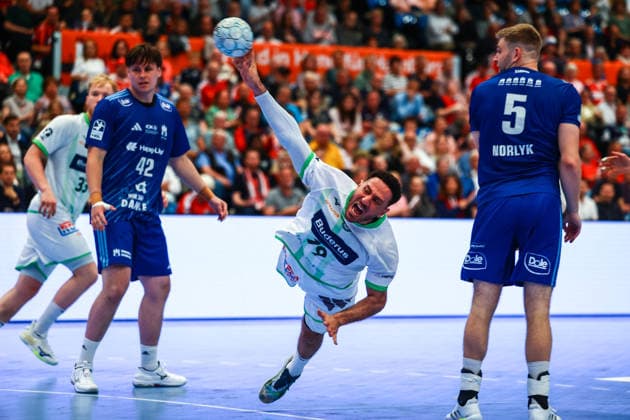 Handball I Herren I Saison 2025 2026 I Bundesliga I 33. Spieltag I HSV Hamburg - HSG Wetzlar I 04.06.2026 Ahmed Nafea (79, HSG Wetzlar) Copyright: xLobeca RalfxHomburgx