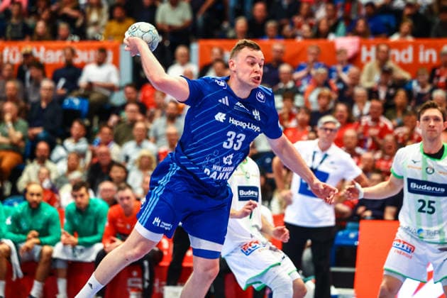 Handball I Herren I Saison 2025 2026 I Bundesliga I 33. Spieltag I HSV Hamburg - HSG Wetzlar I 04.06.2026 Moritz Sauter (33, HSV Hamburg) Copyright: xLobeca RalfxHomburgx