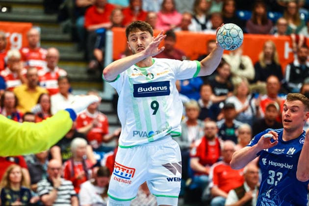 Handball I Herren I Saison 2025 2026 I Bundesliga I 33. Spieltag I HSV Hamburg - HSG Wetzlar I 04.06.2026 Niklas Theiß (9, HSG Wetzlar) Copyright: xLobeca RalfxHomburgx