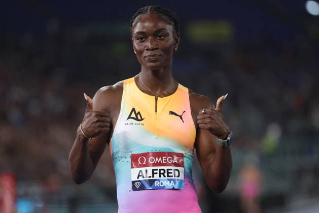 ATHLETICS - Athletics Internationals - Golden Gala Pietro Mennea - Wanda Diamond League Photo by IPA ABACAPRESS.COM85328185 - ROME, Italy - June 4, 2026: Julien ALFRED win Women s 200 Metres The world s top track and field athletes compete at the Golden Gala Pietro Mennea at Rome s Olympic Stadium, the fifth stop of the 2026 Wanda Diamond League season. The prestigious meeting brings together international stars for an evening of elite performances in one of athletics most iconic events. Roma Italy  Copyright: xIPAxSport ABACAx