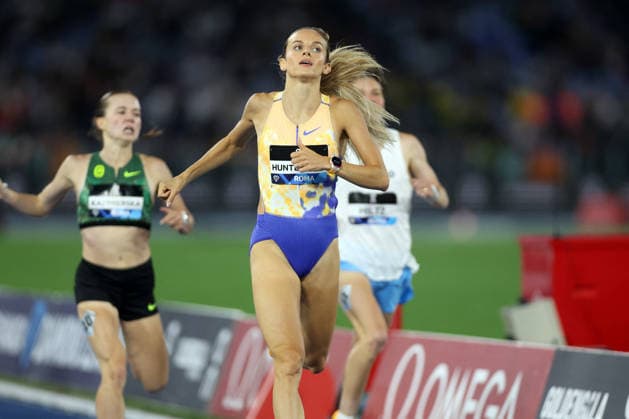 ATHLETICS - Athletics Internationals - Golden Gala Pietro Mennea - Wanda Diamond League Photo by IPA ABACAPRESS.COM85328361 - ROME, Italy - June 4, 2026: Georgia HUNTER BELL win 1500m Women. The world s top track and field athletes compete at the Golden Gala Pietro Mennea at Rome s Olympic Stadium, the fifth stop of the 2026 Wanda Diamond League season. The prestigious meeting brings together international stars for an evening of elite performances in one of athletics most iconic events. Roma Italy  Copyright: xIPAxSport ABACAx