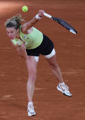 Maja Chwalinska, POL, during semifinal of 2026 French Open at Roland Garros, Paris, 04 06 2026; -