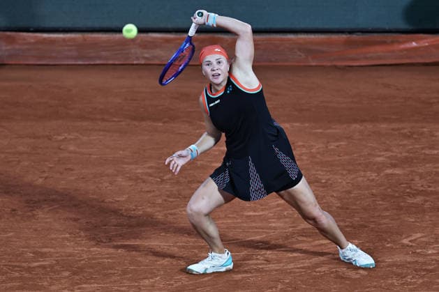 Diana Shnaider, RUS, during semifinal of 2026 French Open at Roland Garros, Paris, 04 06 2026; -