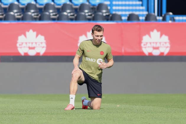 June 4, 2026, Montreal, Ciudad de Mexico, Canada: Alistair Johnston of Canada national soccer team during the training day ahead International Friendly, Länderspiel, Nationalmannschaft match between Canada and Northern Ireland at Saputo Stadium. on June 4, 2026 in Montreal, Canada. Montreal Canada - ZUMAe321 20260604_zsa_e321_003 Copyright: xHoracioxZamorax