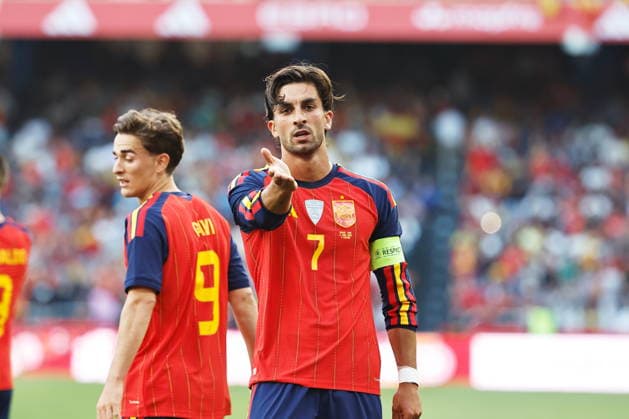 Ferran Torres (ESP), JUNE 4, 2026 - Football Soccer : Ferran Torres celebrate after his goal during International Friendly, Länderspiel, Nationalmannschaft match between Spain - Iraq at the Estadio Municipal de Riazor in A Coruna, Spain. Noxthirdxpartyxsale  aflo_333275440
