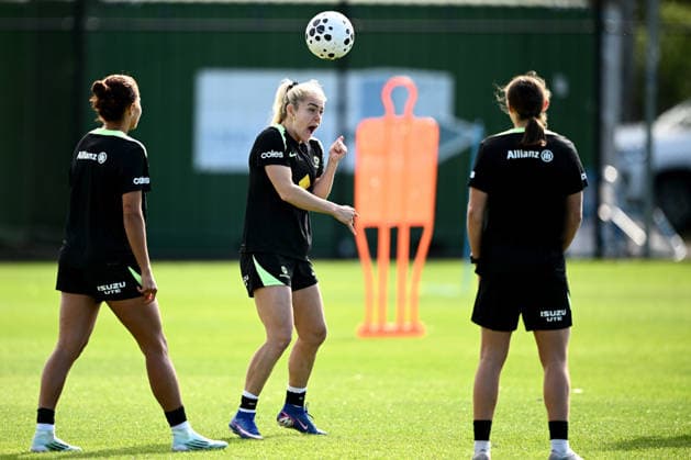 SOCCER MATILDAS TRAINING, Ellie Carpenter during a Matildas training session ahead of their International Friendly, Länderspiel, Nationalmannschaft match against Mexico, at Sky Park in Sydney, Friday, June 5, 2026. ( NO ARCHIVING Sydney New South Wales Australia  Copyright: xDANxHIMBRECHTSx 20260605197999918982
