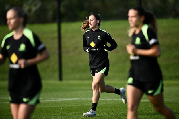SOCCER MATILDAS TRAINING, Clare Wheeler during a Matildas training session ahead of their International Friendly, Länderspiel, Nationalmannschaft match against Mexico, at Sky Park in Sydney, Friday, June 5, 2026. ( NO ARCHIVING Sydney New South Wales Australia  Copyright: xDANxHIMBRECHTSx 20260605161114967760