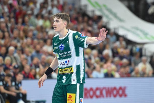 Handball I Herren I Saison 2025-2026 I Bundesliga I 33. Spieltag I SG Flensburg-Handewitt - ThSV Eisenach I 04.06.2026 Oskar Joelsson (3, ThSV Eisenach) Copyright: xLobeca JanxKirschnerx
