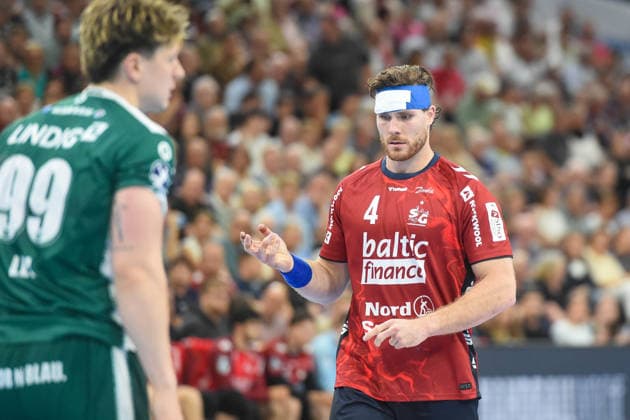 Handball I Herren I Saison 2025-2026 I Bundesliga I 33. Spieltag I SG Flensburg-Handewitt - ThSV Eisenach I 04.06.2026 Johannes Golla (4, SG Flensburg-Handewitt) Copyright: xLobeca JanxKirschnerx