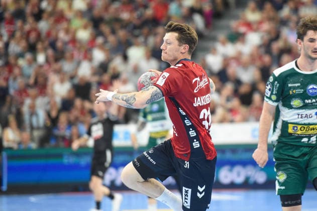 Handball I Herren I Saison 2025-2026 I Bundesliga I 33. Spieltag I SG Flensburg-Handewitt - ThSV Eisenach I 04.06.2026 Emil Jakobsen (31, SG Flensburg-Handewitt) Copyright: xLobeca JanxKirschnerx