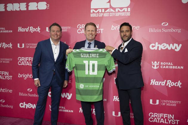 Miami host FIFA World Cup, WM, Weltmeisterschaft, Fussball 2026 committee VIP dinner Featuring: Wallace Cheves, Andrew Giuliani & Juan Manuel Robles Where: Miami, Florida, United States When: 04 Jun 2026 Credit: Seth Browarnik INSTARimages EDITORIAL USE ONLY. NOT FOR USE BY NEWSPAPERS BASED IN THE UK. Copyright: xx instar55749589
