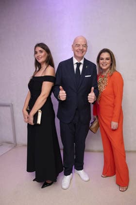 Miami host FIFA World Cup, WM, Weltmeisterschaft, Fussball 2026 committee VIP dinner Featuring: Sofita Cano, Gianni Infantino & Janelle Prieto Where: Miami, Florida, United States When: 04 Jun 2026 Credit: Seth Browarnik INSTARimages EDITORIAL USE ONLY. NOT FOR USE BY NEWSPAPERS BASED IN THE UK. Copyright: xx instar55749514