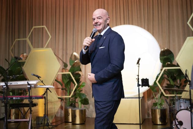 Miami host FIFA World Cup, WM, Weltmeisterschaft, Fussball 2026 committee VIP dinner Featuring: Gianni Infantino Where: Miami, Florida, United States When: 04 Jun 2026 Credit: Seth Browarnik INSTARimages EDITORIAL USE ONLY. NOT FOR USE BY NEWSPAPERS BASED IN THE UK. Copyright: xx instar55749538