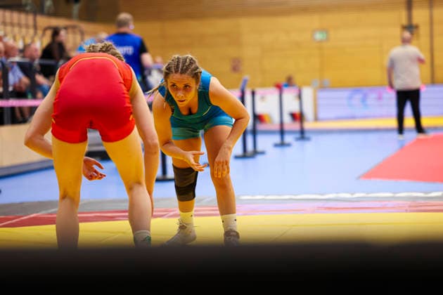 RINGEN - Deutsche Meisterschaften 2026 53kg Frauen - Lisa Eckert (Hessen) gegen Fiona Gasser (Sachsen)