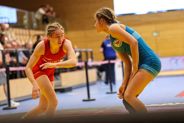 RINGEN - Deutsche Meisterschaften 2026 53kg Frauen - Lisa Eckert (Hessen) gegen Fiona Gasser (Sachsen)