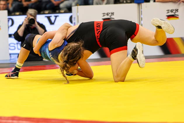 RINGEN - Deutsche Meisterschaften 2026 53kg - Annika Wendle (ASV Altenheim) gegen Josefine Widmann (Ückerath)