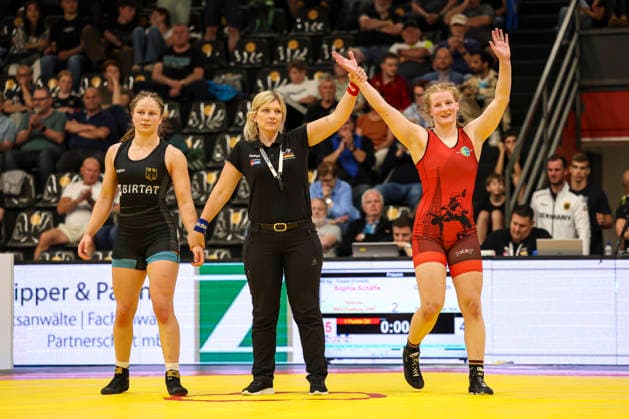RINGEN - Deutsche Meisterschaften 2026 68kg Sophia Schäfle gegen Gerda Barth