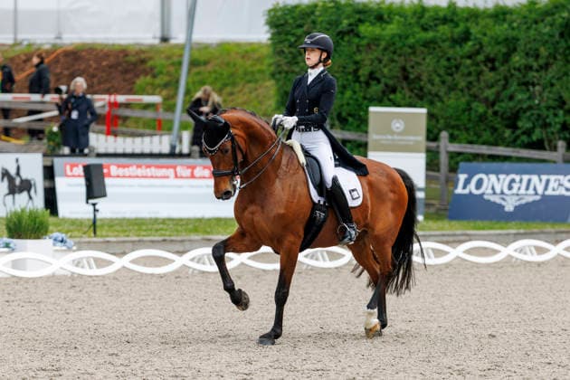 BALVE - LONGINES Balve Optimum 2026, BALVE - LONGINES Balve Optimum 2026 BAUMGUERTEL Lucie-Anouk (GER), ZINQ First Vienna FH FRH PIAFF-FOÌˆRDERPREIS Preis der Liselott-Schindling-Stiftung Deutsche Meisterschaften Dressur U25 U25 Grand Prix Balve, Reitanlage Schloss Wocklum 05. June 2026 -