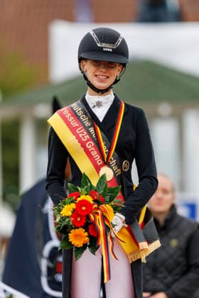 BALVE - LONGINES Balve Optimum 2026, BALVE - LONGINES Balve Optimum 2026 BAUMGUERTEL Lucie-Anouk (GER) Meisterehrung PIAFF-FOÌˆRDERPREIS Preis der Liselott-Schindling-Stiftung Deutsche Meisterschaften Dressur U25 U25 Grand Prix Balve, Reitanlage Schloss Wocklum 05. June 2026 -