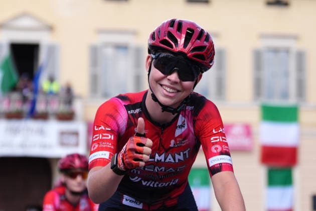 Italy™s Charital Pegolo of Isolmant - Premac - Vittoria™s during Stage 7 of the Giro d™Italia Women, from Sorbolo Mezzani to Salice Terme, Italy, Friday, June 5, 2026  Copyright: xDavidexSpada LaPressex