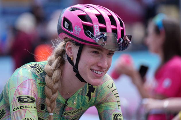 Netherlands™s Mirre Knaven of EF Education - Oatly™s during Stage 7 of the Giro d™Italia Women, from Sorbolo Mezzani to Salice Terme, Italy, Friday, June 5, 2026  Copyright: xDavidexSpada LaPressex