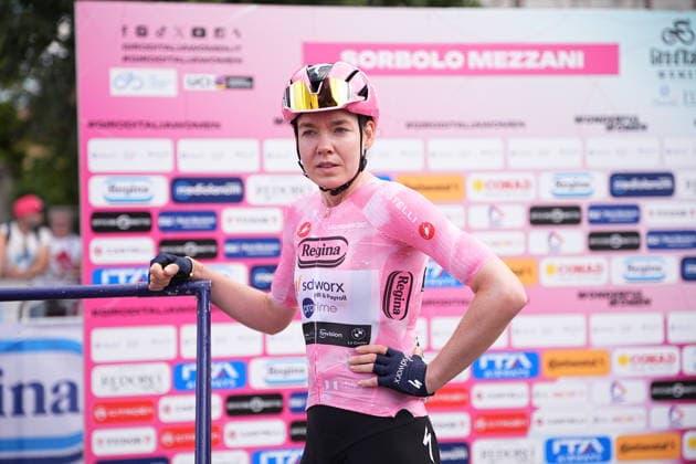 Netherlands™s Anna van der Breggen of Team SD Worx - Protime™s pink jersey during Stage 7 of the Giro d™Italia Women, from Sorbolo Mezzani - Salice Terme, Italy, Friday, June 5, 2026  Copyright: xMarcoxAlpozzi LaPressex