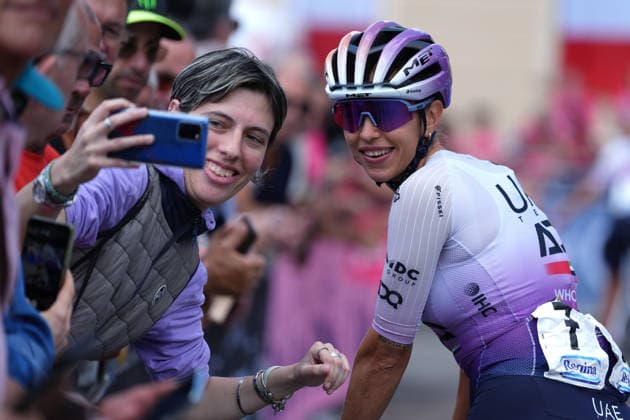 Italy™s Silvia Persico of UAE Team ADQ™s during Stage 7 of the Giro d™Italia Women, from Sorbolo Mezzani to Salice Terme, Italy, Friday, June 5, 2026  Copyright: xDavidexSpada LaPressex